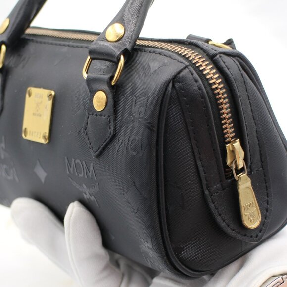 MCM Mini Boston Black Bandoulière - Picture 9 of 16